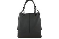 Torebka damska shopper Barberini's 810-28 ciemnoszara