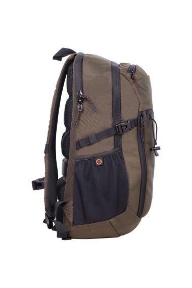 Plecak na laptopa z poliestru Discovery Path khaki