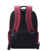 Plecak na laptopa z poliestru Delsey Element bordowy