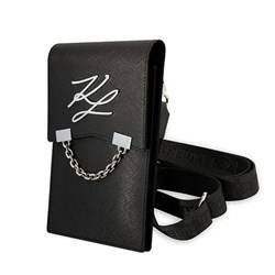 Listonoszka damska Karl Lagerfeld Autograph Chain czarna
