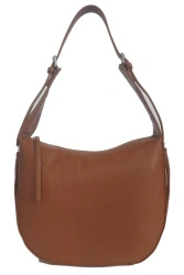 Torebka damska elegancka skórzana Vera Pelle LBB55C camel