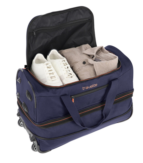 Torba podróżna z poliestru Travelite Basics granatowa