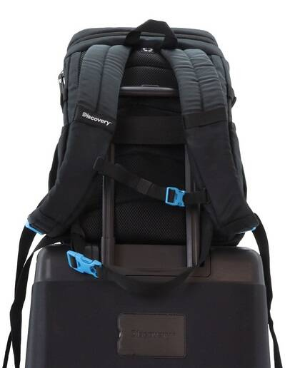 Plecak na laptopa z poliestru Discovery Icon 723 czarny