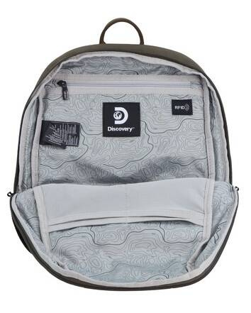Plecak miejski z poliestru Discovery Downtown 940 khaki