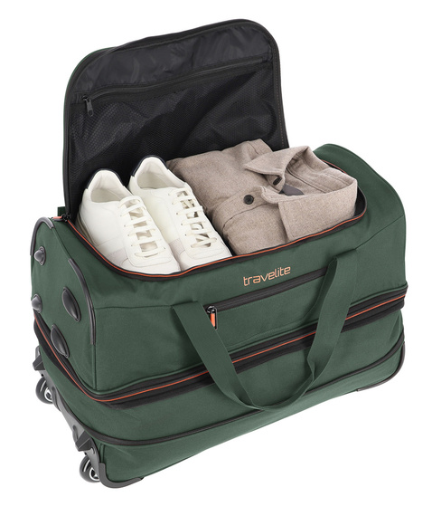 Torba podróżna z poliestru Travelite Basics zielona