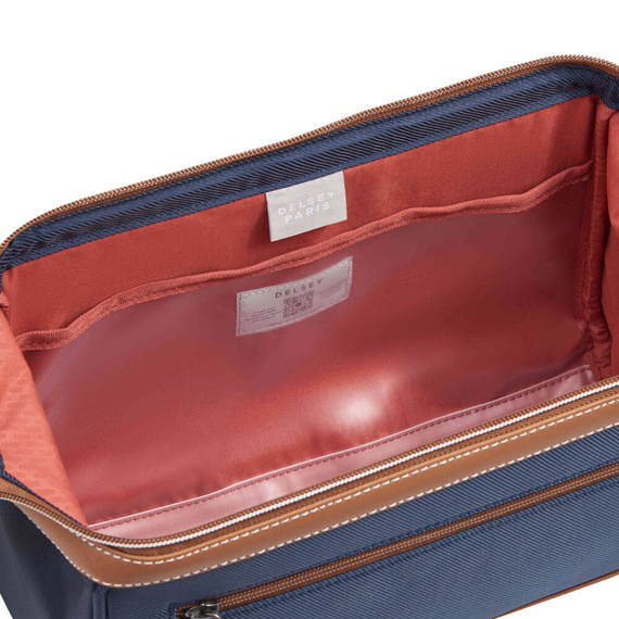 Kosmetyczka z poliestru Delsey Chatelet Air 2.0 granatowa