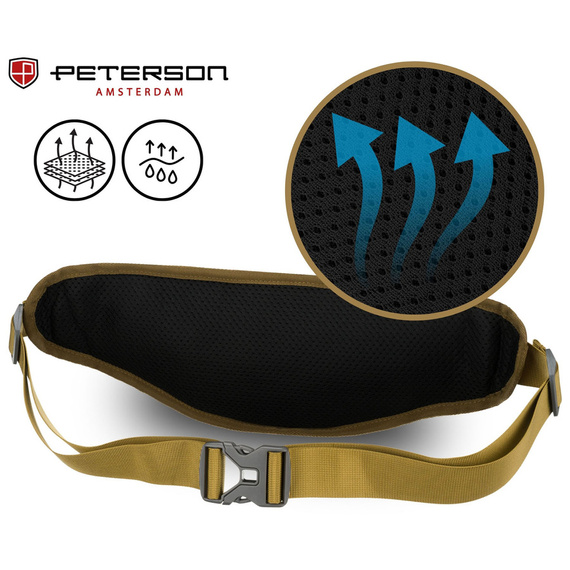 Nerka biodrowa z poliestru Peterson SWY-02 żółta