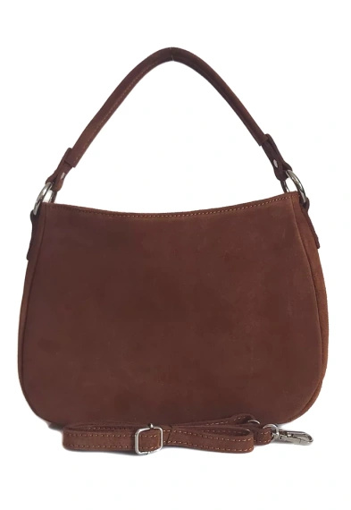 Listonoszka damska zamszowa Vera Pelle LGS35C camel