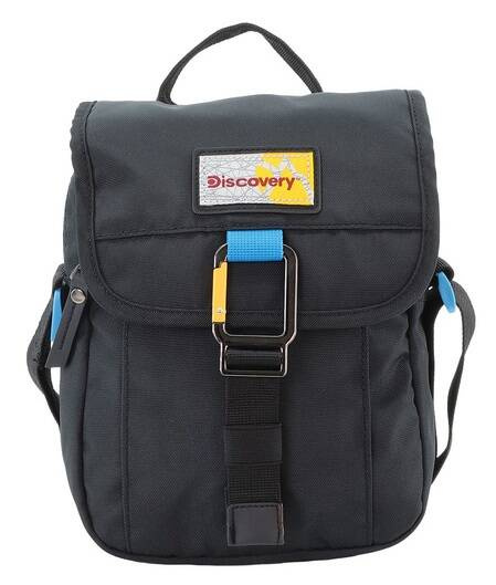 Torba na ramię z poliestru Discovery Icon 711 czarna