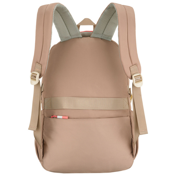 Plecak na laptopa Peterson 8592 beżowo-różowy
