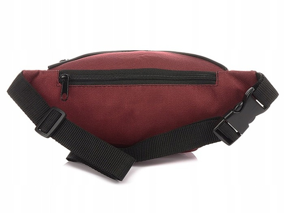 Nerka materiałowa biodrówka na pas klasyczna unisex G82 czerwona