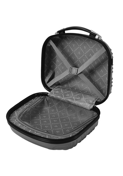 Kosmetyczka podróżna ABS Vip Collection Nevada 14 srebrna
