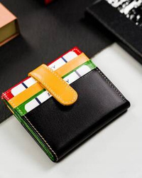 Etui na karty skórzane Rovicky R-RE-24-17-GCL wielokolorowe