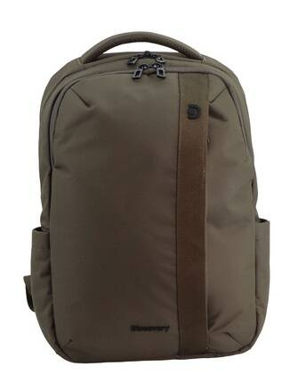Plecak na laptopa z poliestru Discovery Downtown 941 khaki