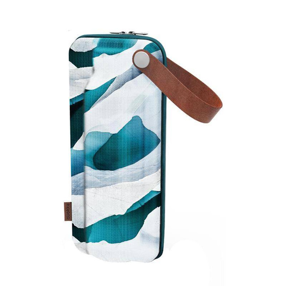 Etui na butelkę z tkaniny Quokka Flow Case niebieskie
