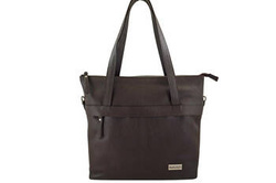 Torebka damska shopper Barberini's 996-11 ciemnobrązowa