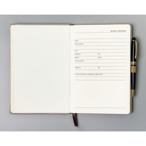Notes B5 w linie Peterson NOT-6-LN-Q1 beżowy
