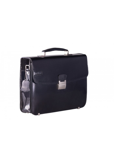 Aktówka męska skórzana Vip Collection Y39871 czarna