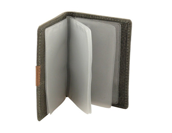 Etui na karty skórzane Beverly Hills Polo Club BH-276 szare