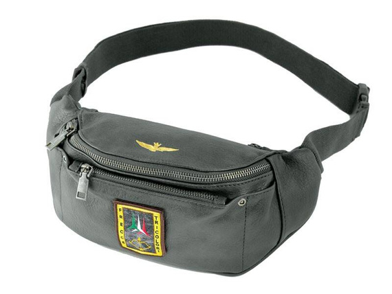 Nerka z eko skóry Aeronautica Militare AM-472 grafitowa