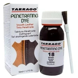 Farba do skór gładkich Tarrago czarna 50 ml