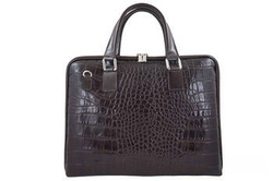 Torba na laptopa damska Barberini's 118/1-11 ciemnobrązowa