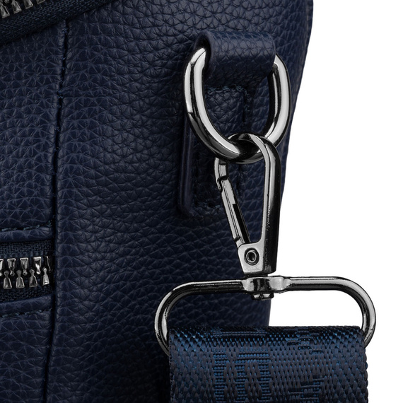 Listonoszka damska z eko skóry Peterson TDJ-04 granatowa
