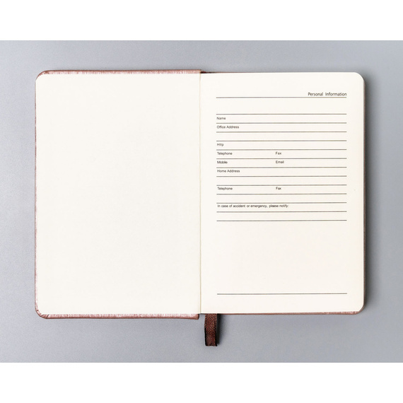 Notes A6 w linie Peterson NOT-6-LN-Q4 różowy