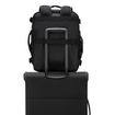 Plecak na laptopa z poliestru Delsey Brochant 3.0 czarny