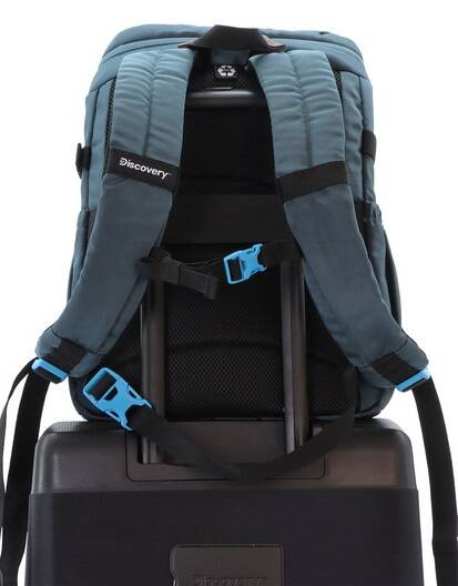 Plecak na laptopa z poliestru Discovery Icon 723 niebieski