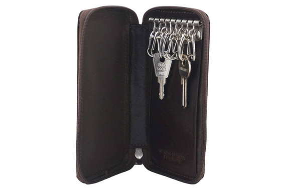 Etui na klucze skórzane Barberini's 8183-11 ciemnobrązowe