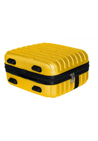 Kosmetyczka ABS Vip Collection Costa Brawa 14 żółta