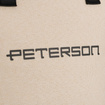 Kosmetyczka damska Peterson KOS-DA-15 beżowo-czarna