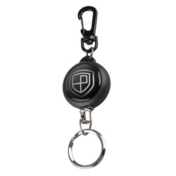 Brelok do kluczy z linką Peterson BR-34-0009 czarny