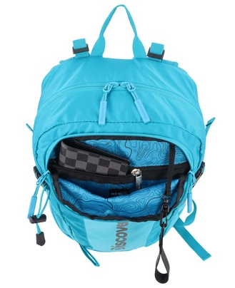 Plecak podróżny z poliestru Discovery Outdoor 611 niebieski