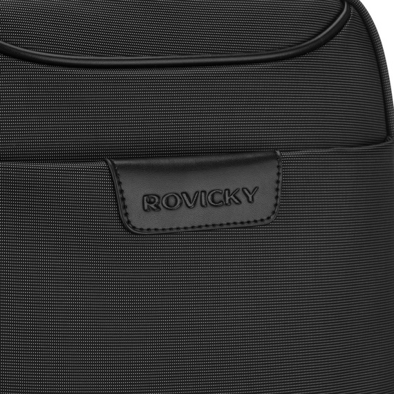 Plecak męski na laptopa z poliestru Rovicky R-PTY-06 czarny