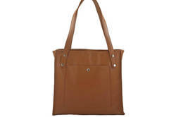 Torebka damska shopper Barberini's 914-12 jasnobrązowa