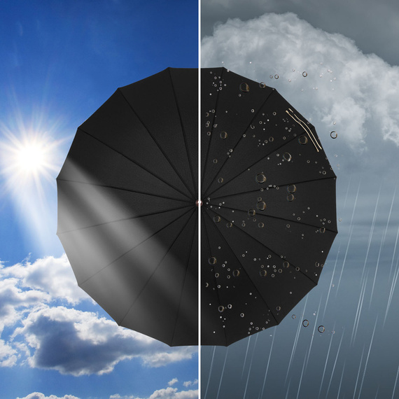 Parasol Peterson UMB-02L czarny
