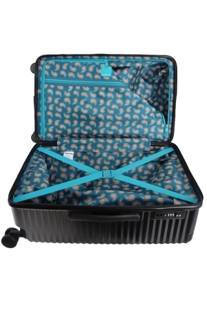 Walizka średnia twarda ABS Saxoline Elite Trunk 65 czarna
