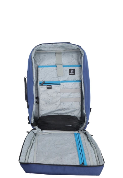 Plecak na laptopa z poliestru Discovery Andes 400 granatowy