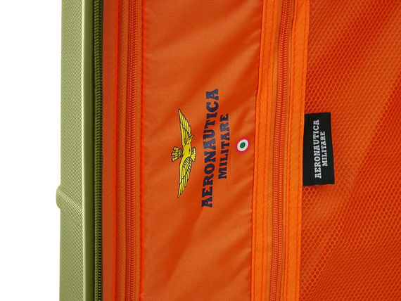 Walizka średnia ABS Aeronautica Militare AM-220 60 zielona