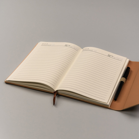 Notes z długopisem Peterson 88-NOT-7 beżowy