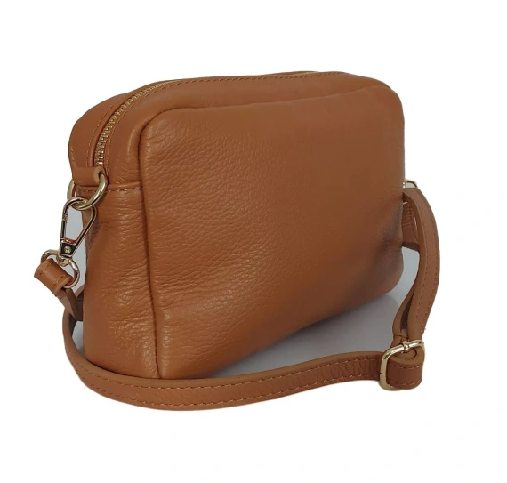 Listonoszka damska skórzana Vera Pelle MCZ45C camel
