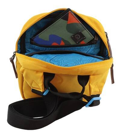 Torba na ramię z poliestru Discovery Icon 712 żółta