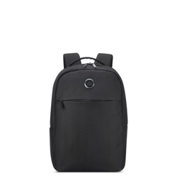 Plecak na laptopa z tkaniny Delsey Citypak czarny