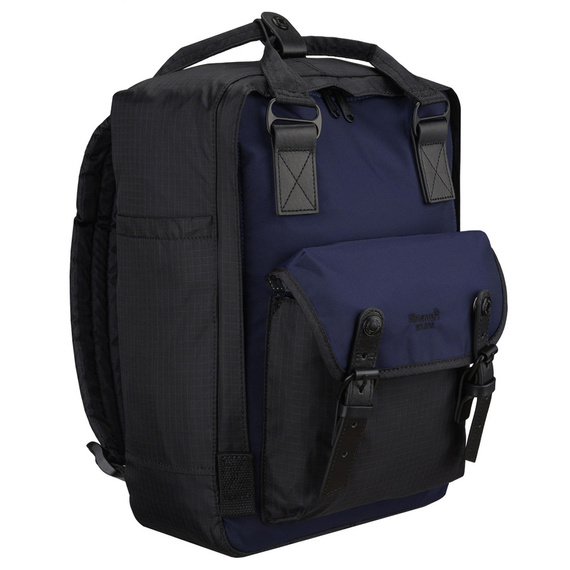 Plecak damski miejski Himawari 188L-86 czarno-granatowy