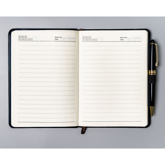 Notes B6 w linie Peterson NOT-6-LN-53 czarny