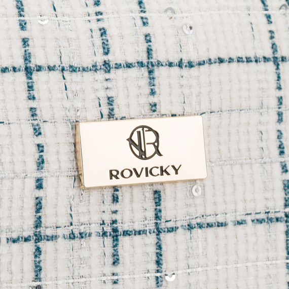 Kosmetyczka z syntetyku Rovicky R-KOS-DA-02A jasnoniebieska