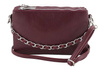 Listonoszka damska skórzana Barberini's 172-5 bordowa