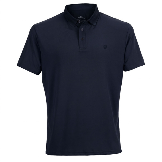 Koszulka polo męska z poliestru Peterson KPY granatowa M-XL